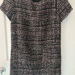 Forever 21 Black and Pink Tweed Dress